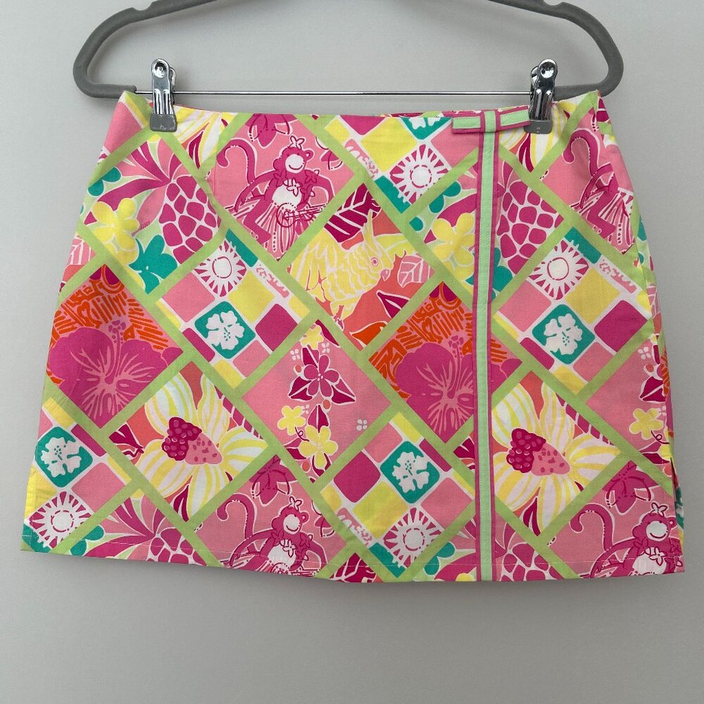 Vintage Lilly Pulitzer Mini Skirt with Shorts